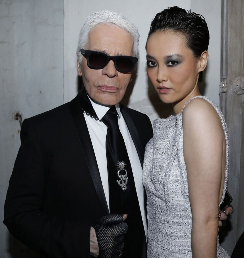 KARL LAGERFELD AND RINKO KIKUCHI