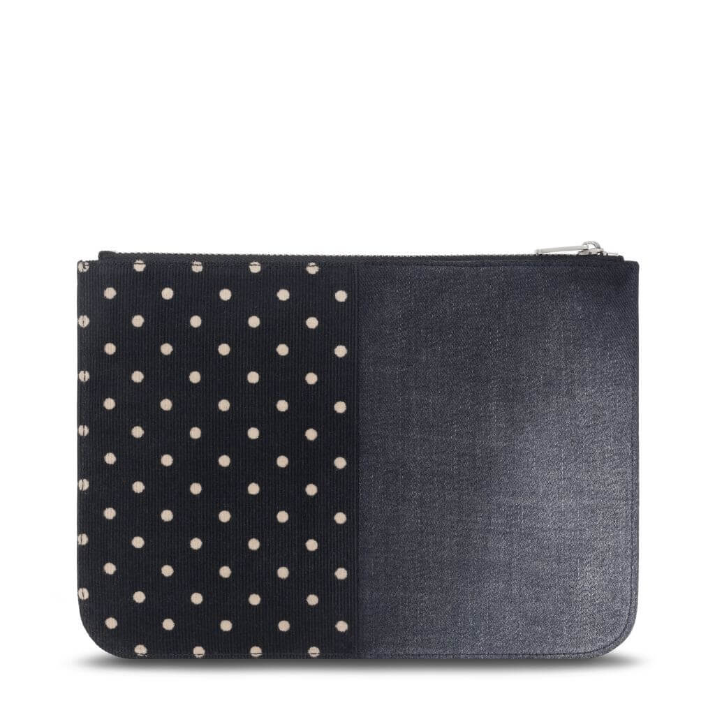 Loewe Junya Medium Pouch_Textile & Calf_HKD 3450