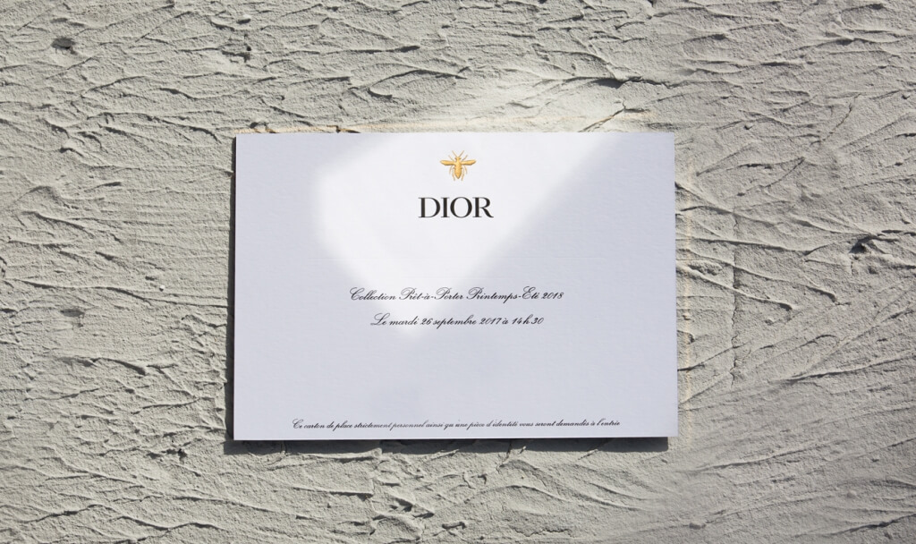 DIOR_Spring-Summer 2018_INVITATION_© Sophie Carre (2)